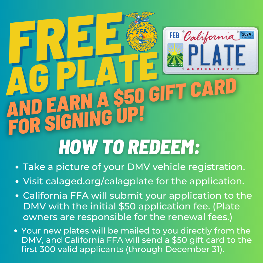 CalAgPlate Promo