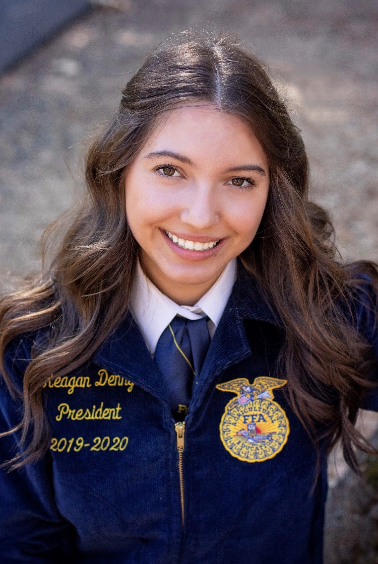 Reagan Denny, a student at Yuba City High School, was elected State Sentinel. 
